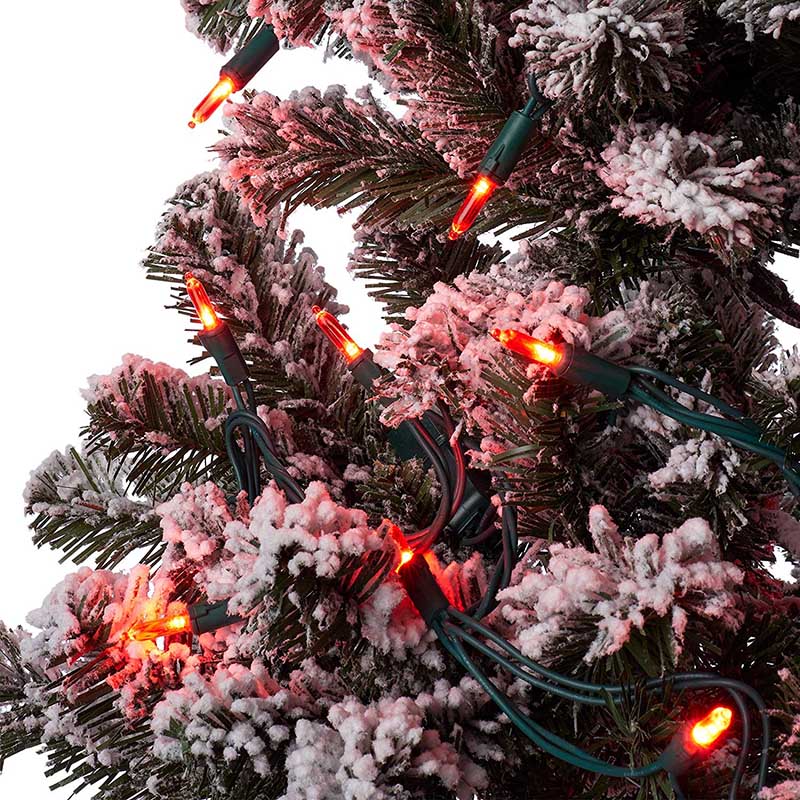 Outdoor/Indoor Christmas Lights HM5 LED Bulbs, 50 LED Lights, Red Outdoor/Indoor Christmas Lights HM5 LED Bulbs, 50 LED Lights, Red